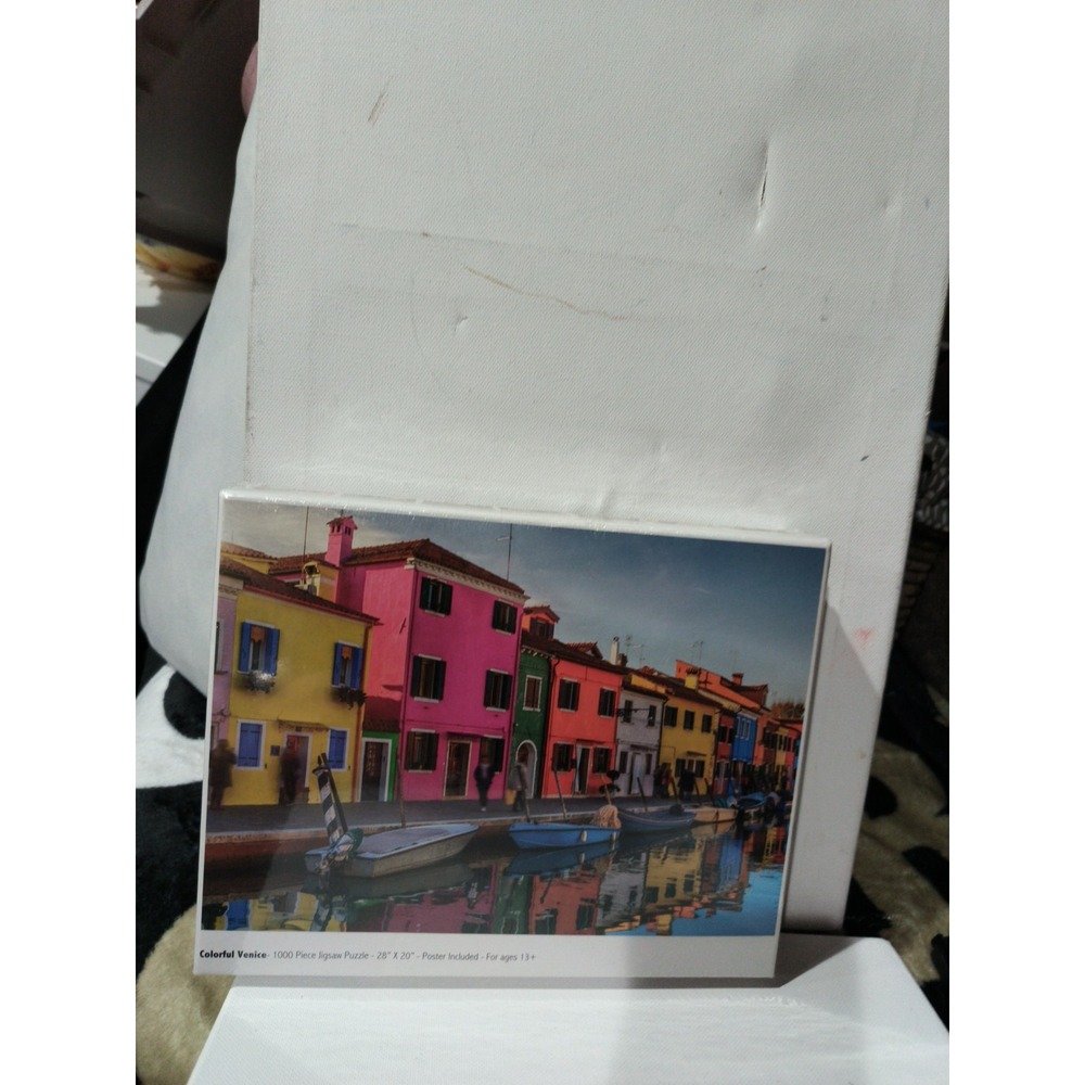 Venice colorful 1000 Piece Includes Poster Colorcraft jigsaw Puzzle New Sealed